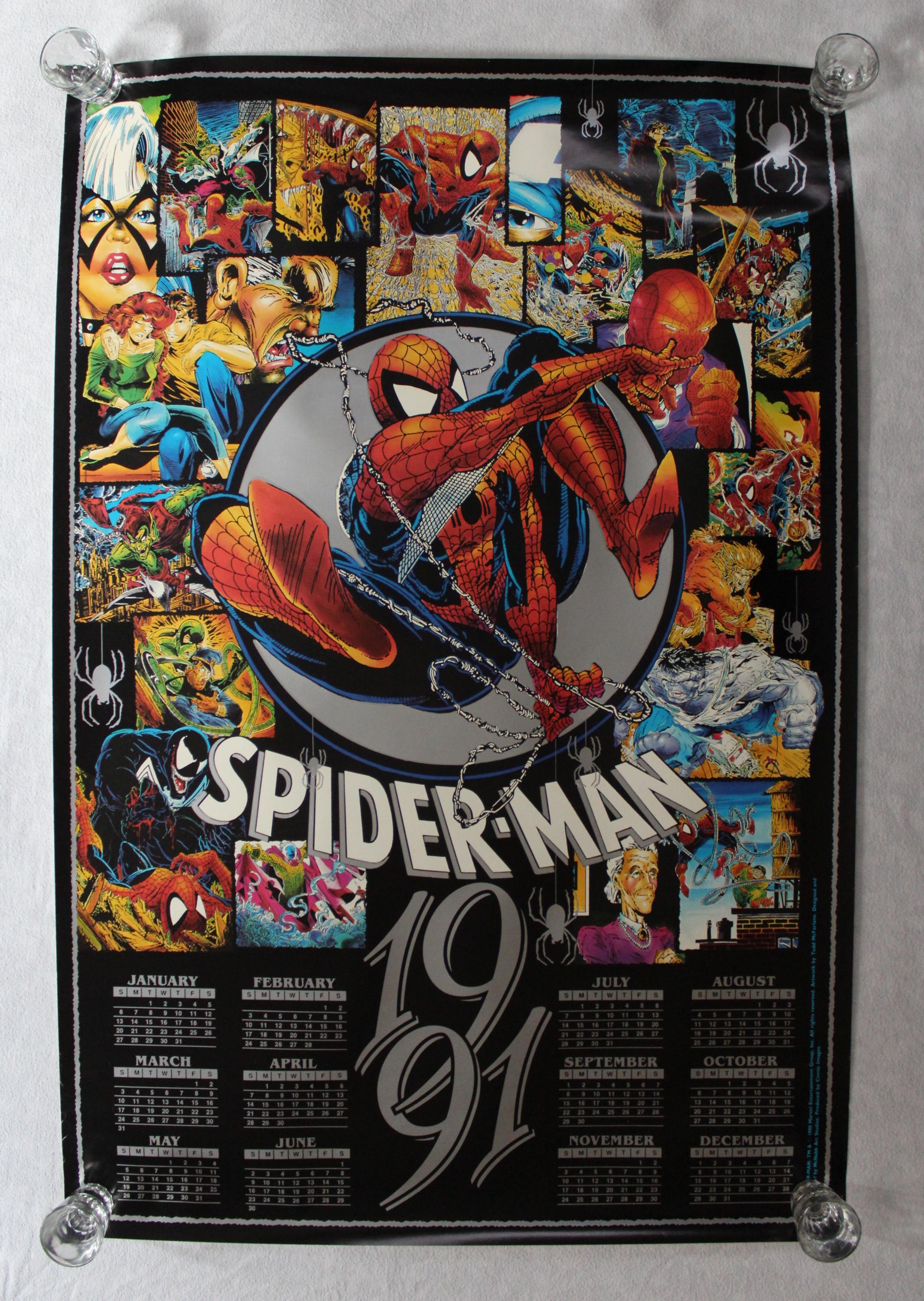 Spider Man Calendar - Etsy