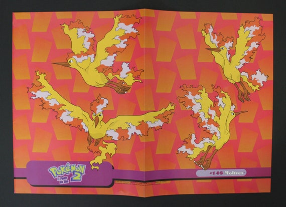 2001 Pokemon MOLTRES MINI-POSTER - Double-sided (2 Posters in 1) - 15.75 X 10.8" ( 40 X 27.5 Cm. ) - Nintendo #023 - Etsy 2001 Pokemon MOLTRES MINI-POSTER - Double-sided (2 Posters in 1) - 15.75 X 10.8" ( 40 X 27.5 Cm. ) - Nintendo #023 - Etsy