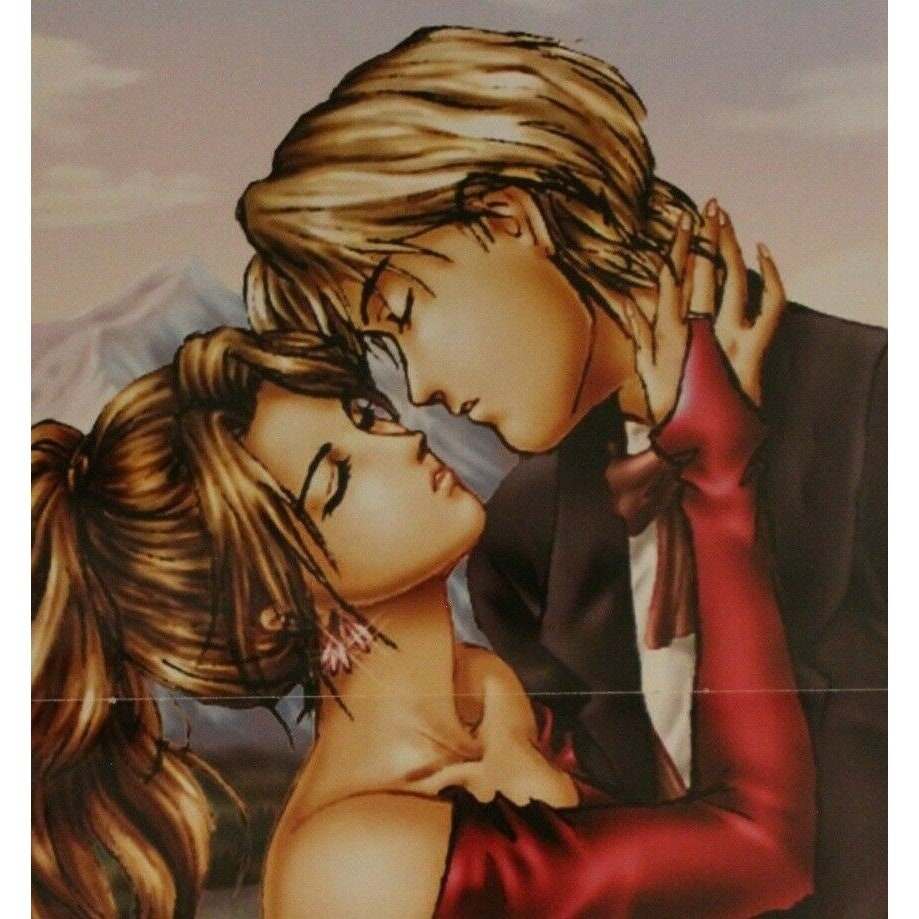 Pareja anime besándose - Etsy México Pareja anime besándose - Etsy México