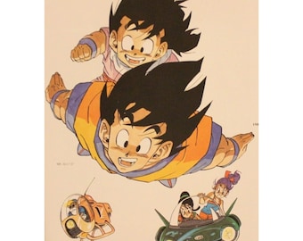 1996年 ドラゴンボール 両面ミニポスター 2枚セット - 10インチ x 7