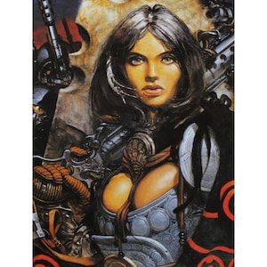 Póster vintage de JUAN GIMENEZ, 2000, 30 x 23 cm (11,75" x 9"), importación francesa, Metabarons, portada n.° 21