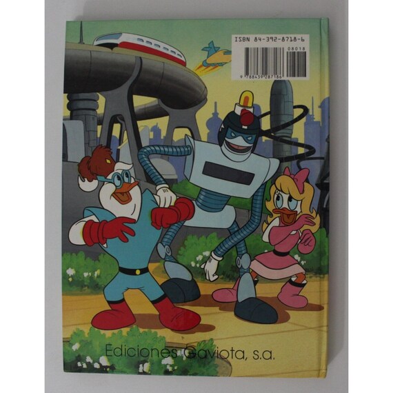 1989 DUCK TALES Hard Cover Book - Spanish Vintage Item - Scrooge