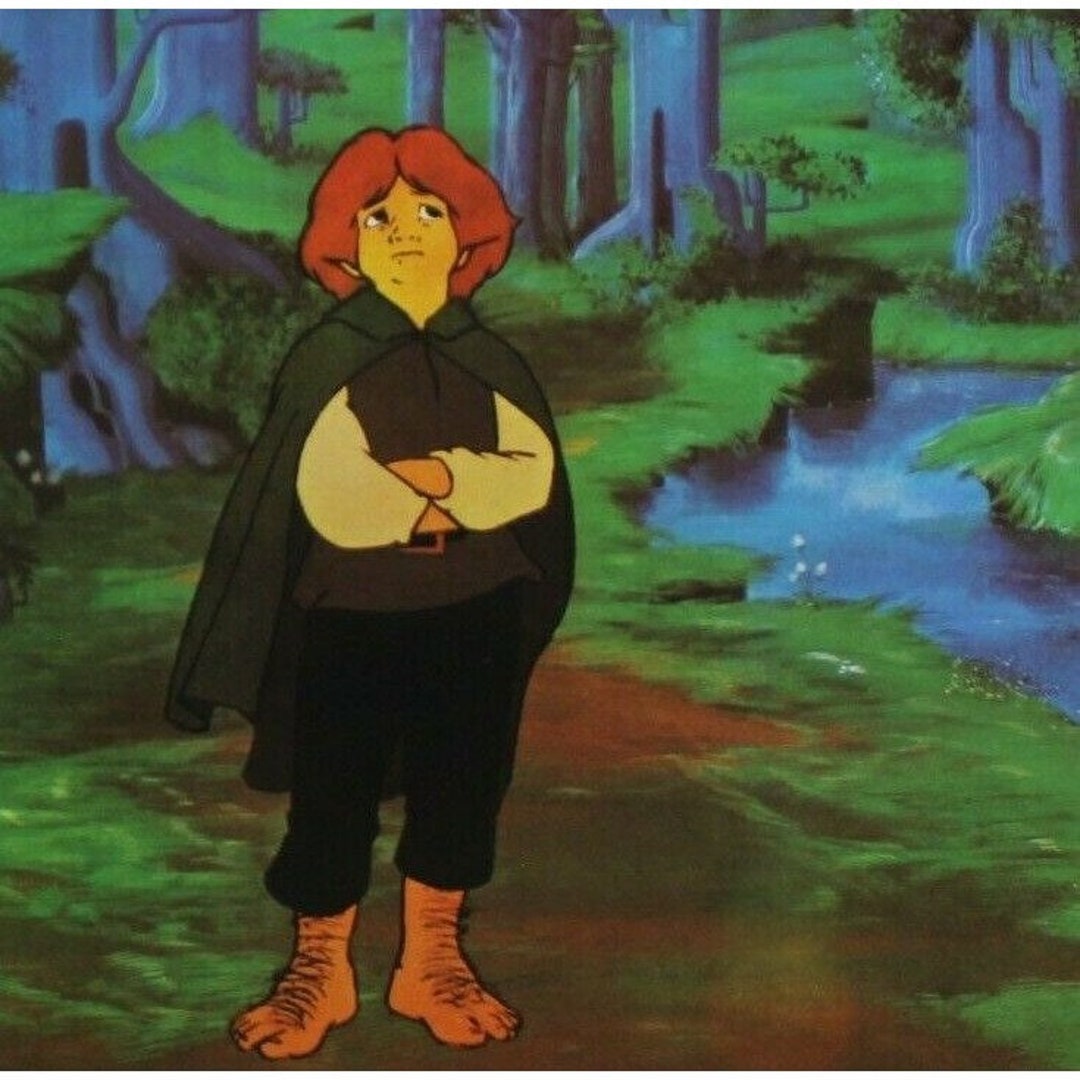 1980 LORD of THE RINGS Animated Movie Lobby Card Ralph Bakshi,  Tolkien 34 X X #3