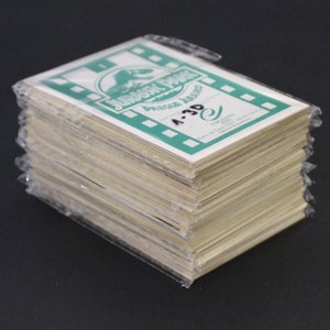 Colección completa de cartas coleccionables de JURASSIC PARK 1992 (240 cartas) de la colección española vintage Universal Amblin de 8,25 x 5,7 cm (3,25 x 2,25 pulgadas)