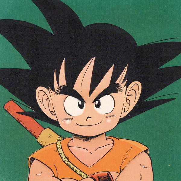 1992 DRAGON BALL Postcard Original Spanish Vintage 15 x 10.5 cm. (6" x 4") #12