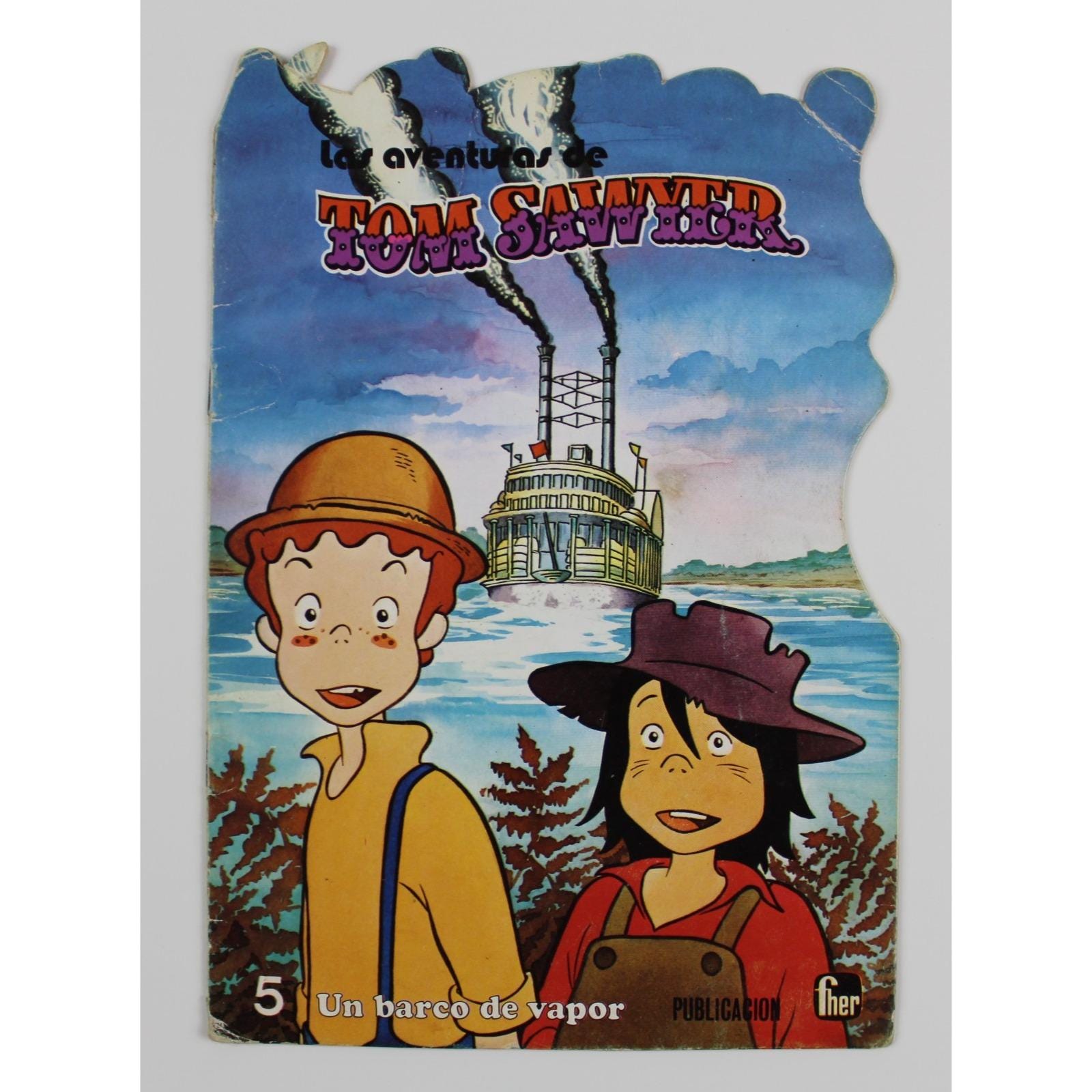 1981年 トム・ソーヤーの冒険 漫画ダイカットブック スペイン