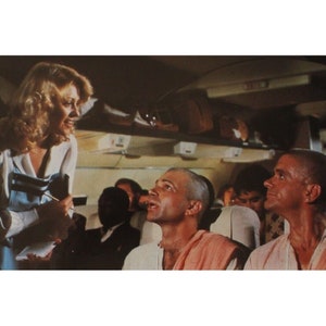 1980 AEREO! Lobby Card Originale Vintage Spagna Leslie Nielsen, Abrahams 13,25" x 9,5" (34 x 24 cm.) #3