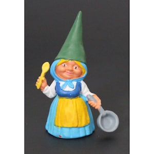 1980s DAVID the GNOME PVC Figure 3.25&quot; (8.2 cm.) Spanish Vintage Item - Hard To Find #14