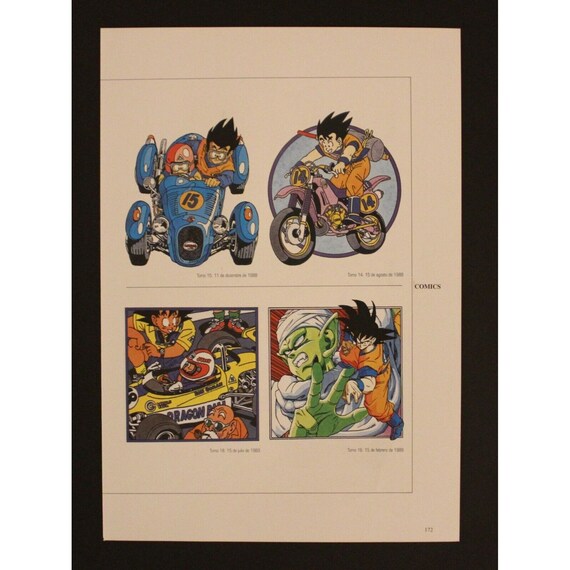1996 Dragon Ball DOUBLE-SIDED MINIPOSTER 2 Posters in 1 - 10