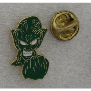 1986 KING PICOLO DAIMAO Lapel Pin Dragon Ball Import 2.5 x 1.5 cm. (1" x 0.6")