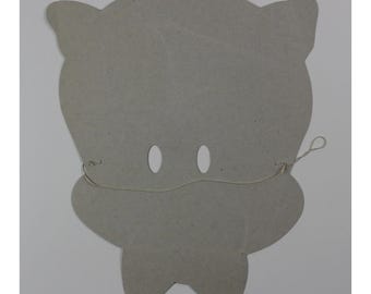 ポーキーピッグ 1930年代 ブリキ製 ラインマー 超レア 1998年 ポーキーピッグ マスク オリジナル ヴィンテージ 9インチ x