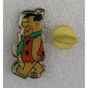 1994 FRED FLINTSTONE Lapel Pin 3.5 cm. (1.4&quot;) Hanna Barbera Flintstones Cartoon