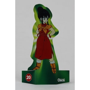 Figurine en carton découpée CHICHI 1989, 13,5 cm (5,25 po.) Dragon Ball Espagne Promo