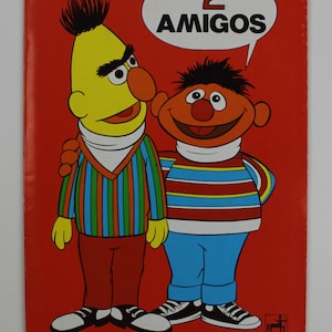 1976 SESAME STREET Notebook 8.25" x 6" (21 x 15.5 cm.) Spanish Vintage Item #1