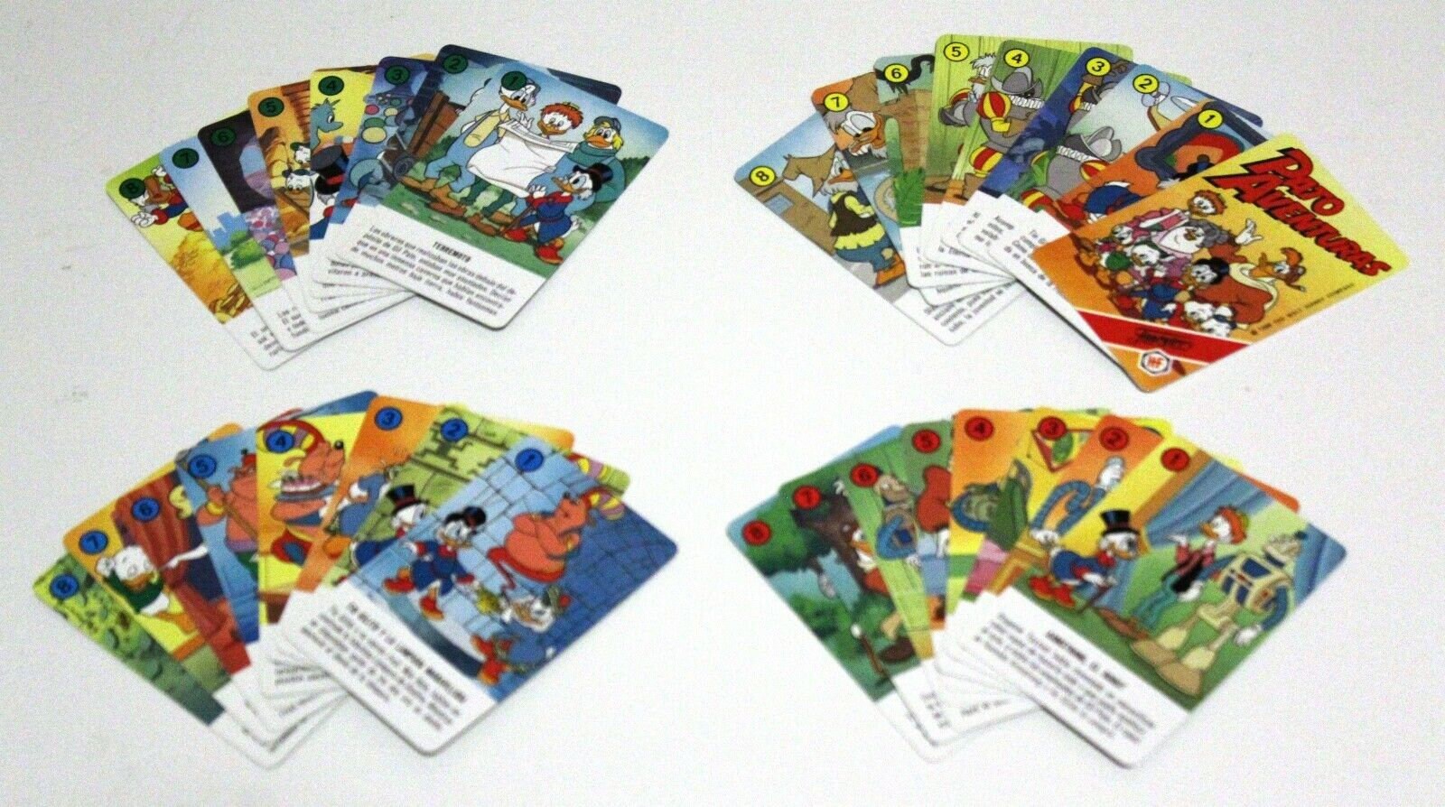 1986 DUCK TALES Playing Cards FULL Deck 33 Cards Spanish Etsy