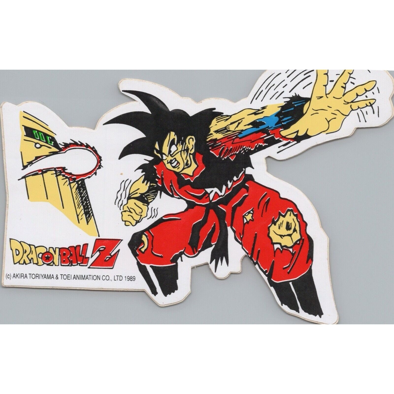 Rare Dragon Ball Z Sticker Pagevintage Stickersdragon Ball Z 