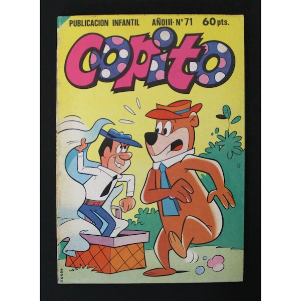 1982 HANNA-BARBERA CARTOONS Comic-Book 8.5 cm. (7.25") Vintage Spain Very Hard To Find #13