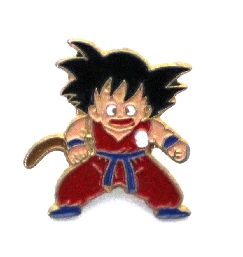 1986 Dragon Ball KID GOKU Lapel Pin - Vintage - 2 X 1.5 Cm. (0.8