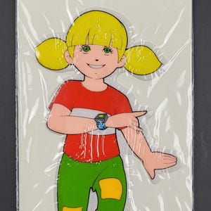 1983 INSPEKTOR GADŻET Arkusz naklejek Puffy Stickers 8,25" x 3,5" (21 x 9 cm.) Hiszpania VHTF #8