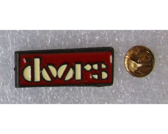 1980s-90s THE DOORS Lapel Pin 3.75 x 1.25cm (1.5" x 0.5") Jim Morrison Rock Band