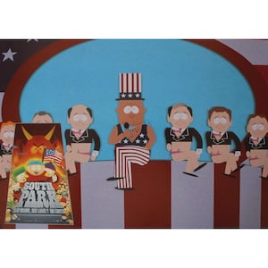 1999 SOUTH PARK Bigger Longer & Uncut - Lobby Card del film - 13,25" x 9,5" (34 x 24 cm) - Articolo originale spagnolo d'epoca n. 1
