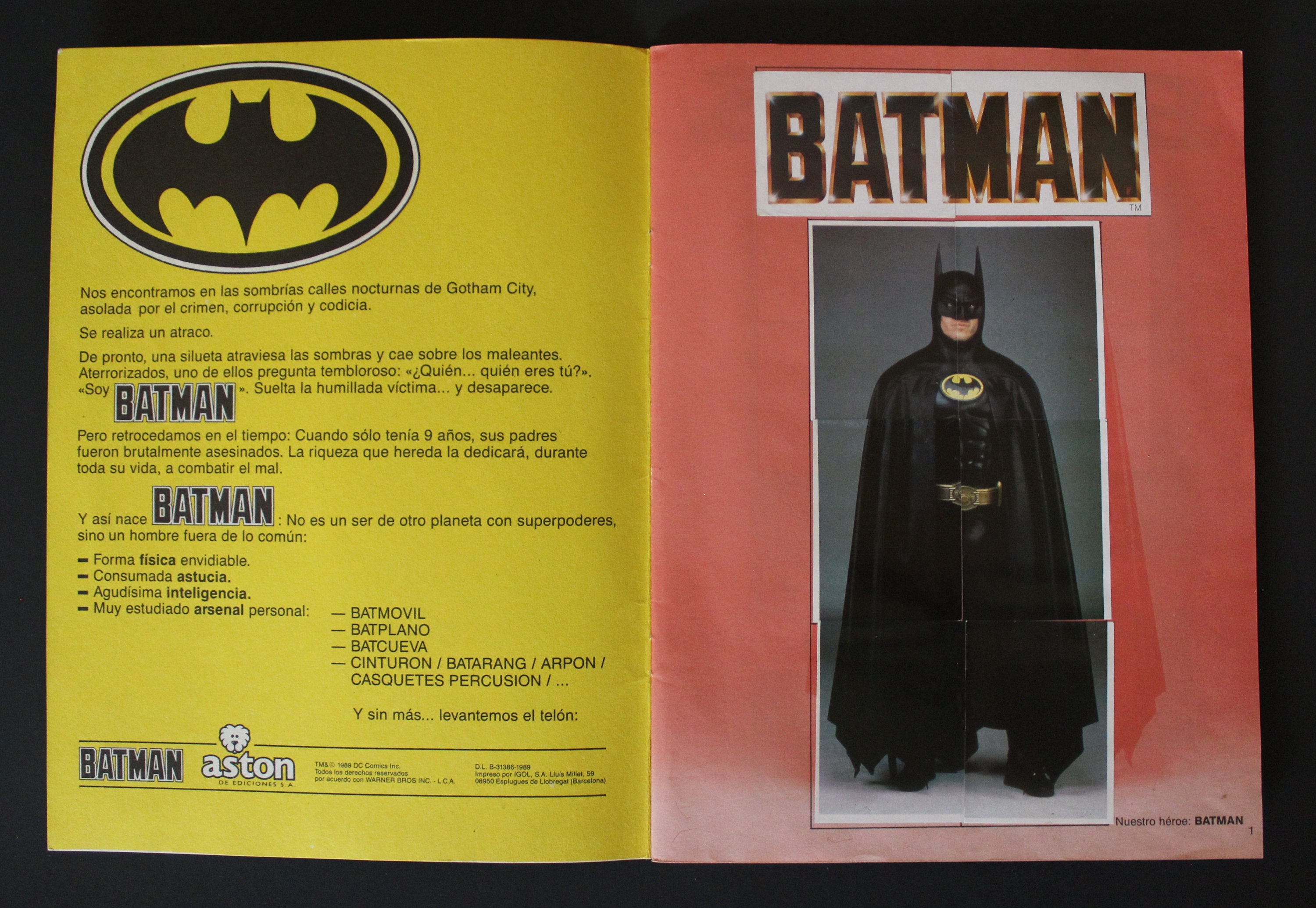 1989 BATMAN Trading Cards Album TIM BURTON'S Movie 100% - Etsy