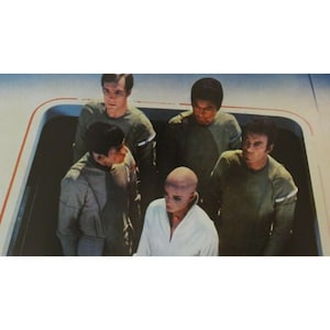 1980 STAR TREK: The Motion Picture Lobby Card Shatner, Nimoy - Original Spanish Vintage Item 13.5" x 9.75" (34.5 x 24.5 cm.) #3
