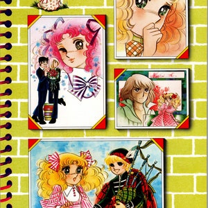 1977 CANDY CANDY Japanese Vintage Poster 11.7&quot; x 8.25&quot; (29.5 x 21 cm.) #26 - READ Description