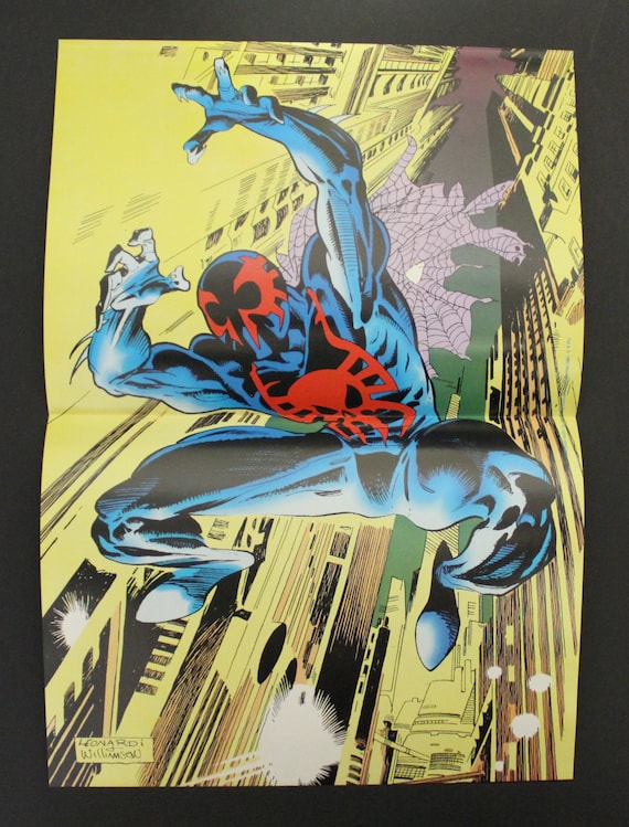 1992 SPIDERMAN Double-sided MINI-POSTER (2 Posters in 1