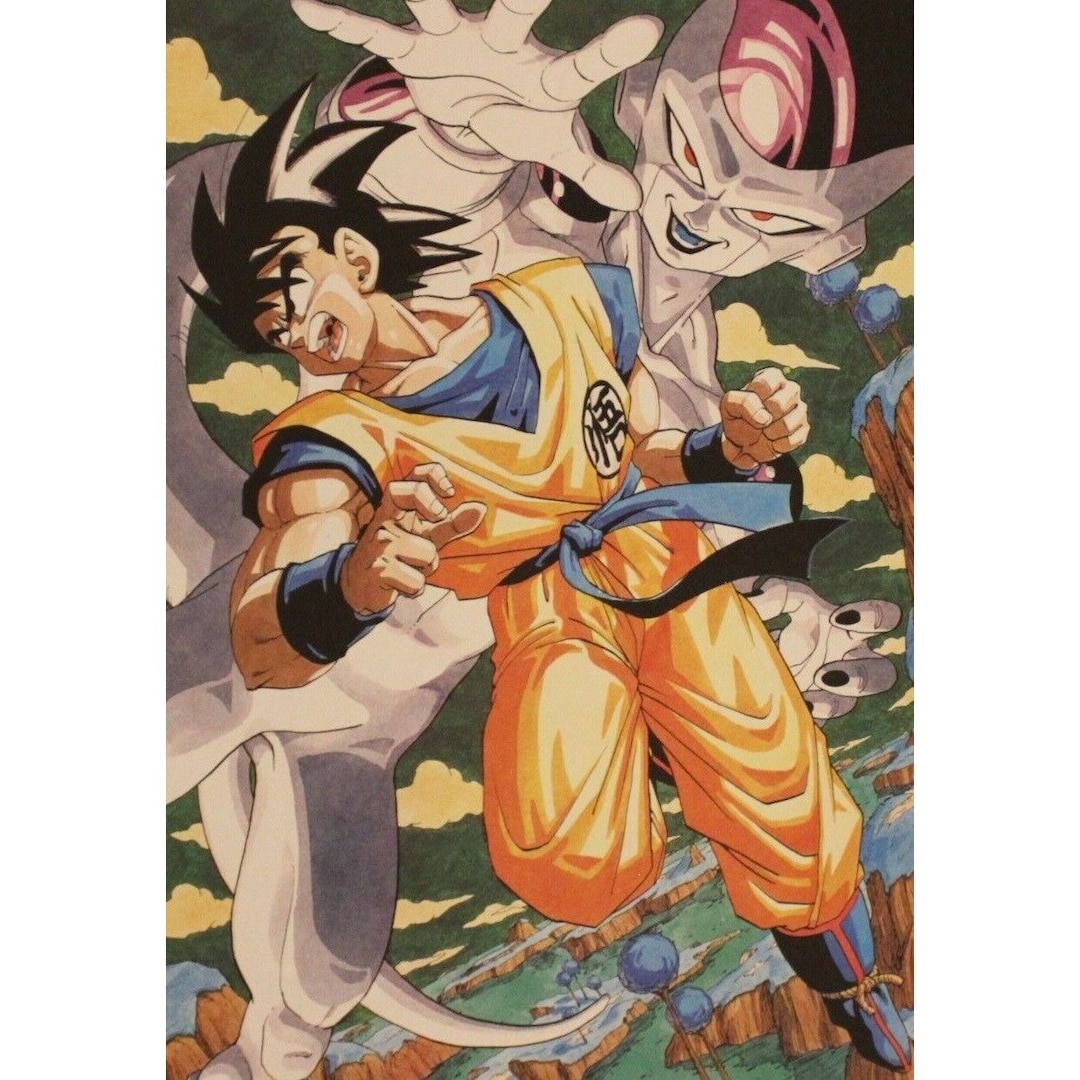1996 Dragon Ball DOUBLE-SIDED MINIPOSTER 2 Posters in 1 - 10