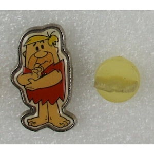 1994 BARNEY RUBBLE Anstecknadel 3 cm. (3,2 cm) Hanna Barbera Flintstones Cartoon