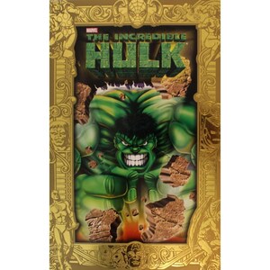 Mini-póster de INCREDIBLE HULK 2002 Original 10" x 6,5" (25 x 16,5 cm.) Cartón Toy Biz Marvel Comics