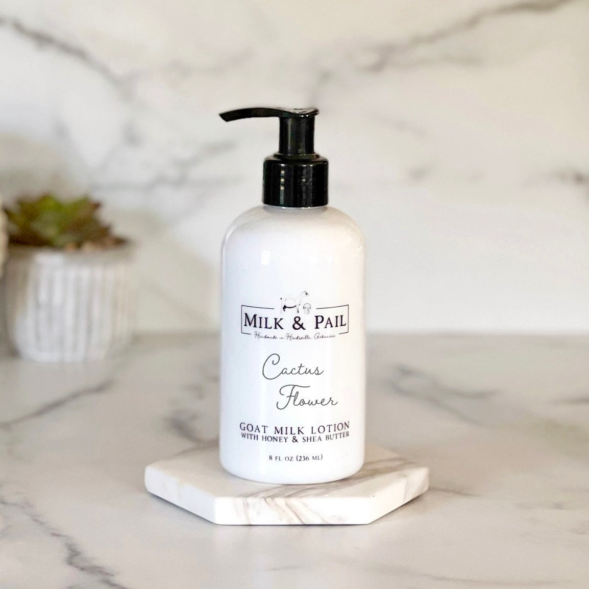 Cactus Flower Goat Milk Lotion — Milk & Pail Goat Milk Soap