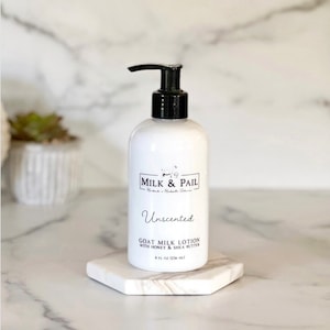 Unscented Lotion, Goat Milk Lotion, Honey Lotion, Body Lotion, Hand Cream, Best Friend Birthday Gift for Her, Thank You Gift for Men