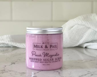Peach Magnolia Whipped Sugar Scrub