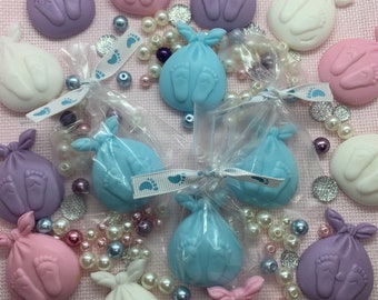 baby feet soap baby shower favors
