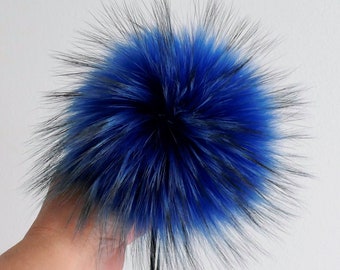 schwarz 17cm blau Fellbommel