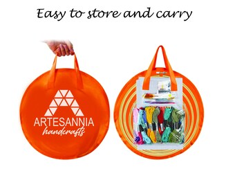 Floranea – Set 100 Bobine Per Filo Interdentale In Cotone – Per Punto Croce, Ricamo, Cucito Fai Da Te – 3,8x3,6cm