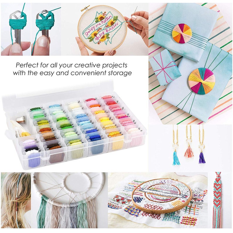 Embroidery Floss for Cross Stitch 235 pcs Embroidery Thread Etsy