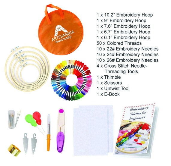 Set Di 50 Bobine Porta Filo In Plastica Per Punto Croce E Ricamo - 3,8x3,6 Cm, Con Foro Per Appendere, Riutilizzabili - 5
