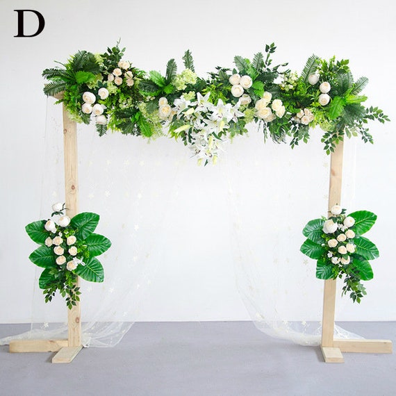 Custom Diy Wedding Arch Backdrop Decor Road Lead Artificial Etsy
