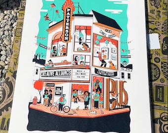 Creative Alliance at The Patterson Screen Print Poster 18"x24"