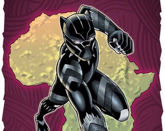 Black Panther Art Print
