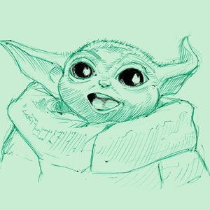 The Child sketch print