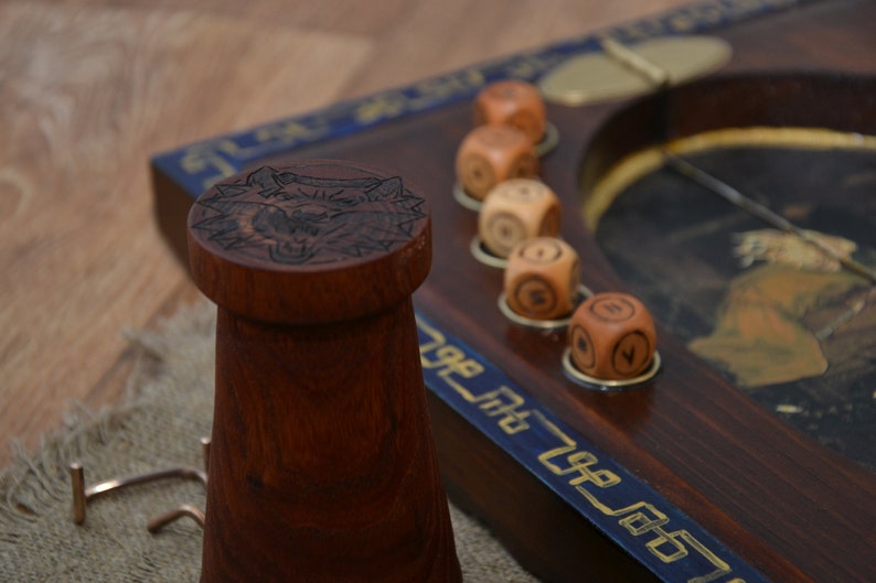 Wooden Dice Cup Etsy