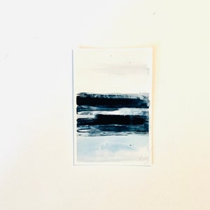 ORIGINAL Aquarell Bild MEER „El mar“ WELLEN abstract Art,Landschaft Illustration
