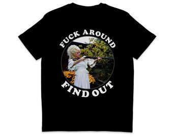 F**k Around Scoprilo - Testo bianco