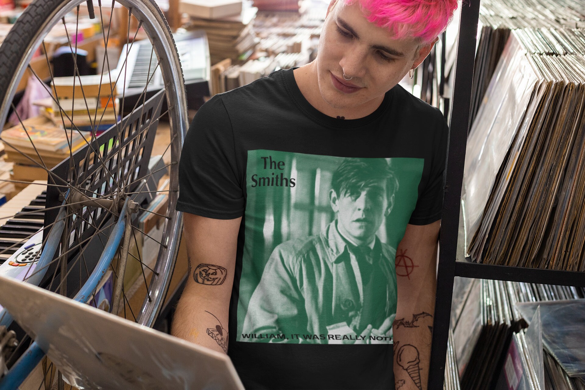 ザスミス　ウィリアムTシャツ The Smiths - William, It Was Really Nothing - Tom Courtenay