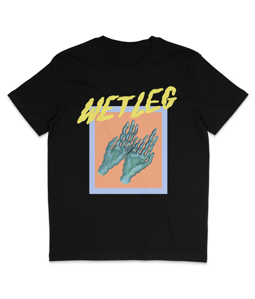 WET LEG ブラック グラフィックTシャツ Lサイズ Wet Leg T-Shirt