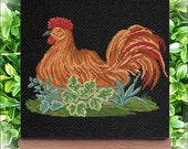 Berlin wool work, Vintage cross stitch patterns ,antique Chicken Cross Stitch, Vintage bird berlin woolwork cross stitch